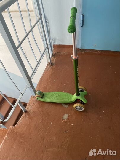 Самокат детский трехколесный бу