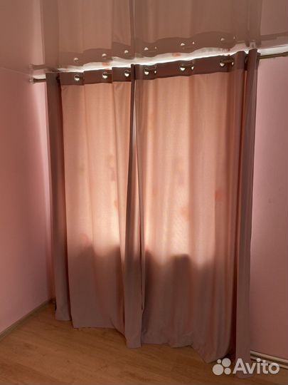 Шторы с тюлью и гардиной б/у