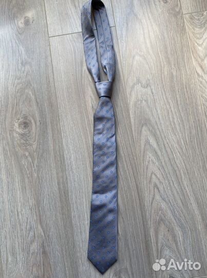 Новый Мужской галстук шёлк Франция выпускной