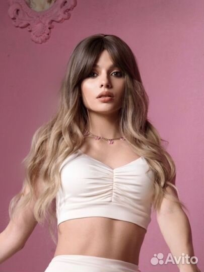 Парик светло-коричневый