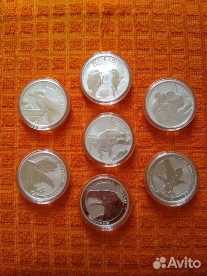 Австралия 2020- 2023г Кукабарра, Клинохвостый орёл