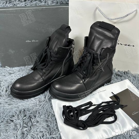 Rick owens geobasket full black 39-47