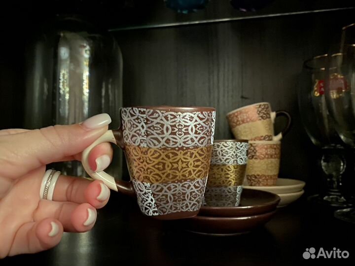 Кофейный сервиз на 6 персон (12 предметов)