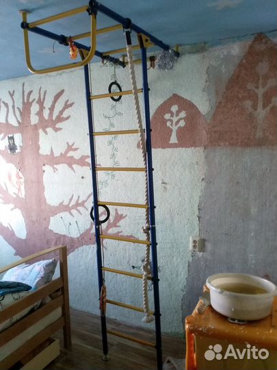 Турник с лестницей