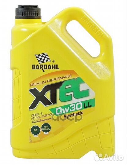 0W30 xtec LL C3 VW 504.00/507.00 5L (синт