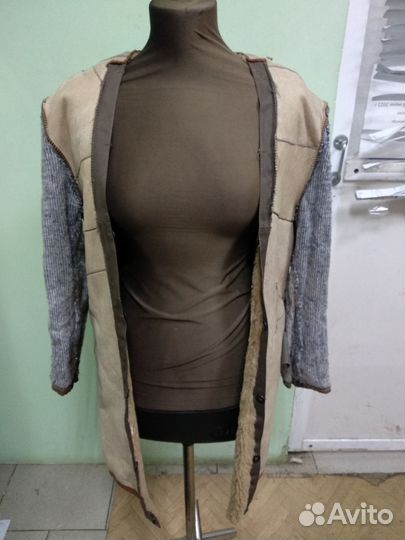 Детская подстежка для куртки натуральный мех