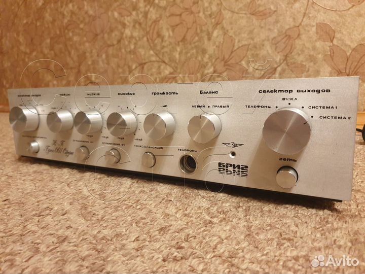 Усилитель Бриг 001 (сентябрь 1984г.)