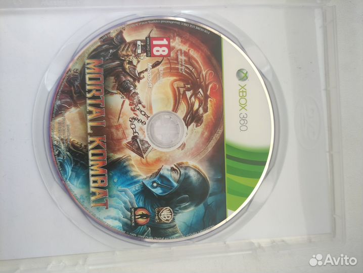 Диск mortal kombat на xbox 360