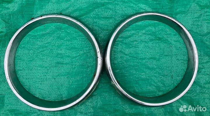 Хромовые ободки ваз 2101