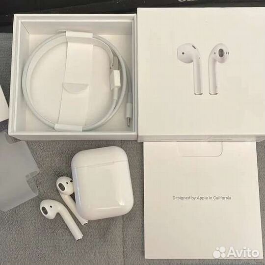 Беспроводные наушники apple airpods оригинал