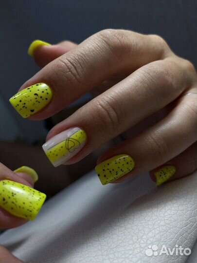 Наращивание ногтей, работа со сложными ногтями