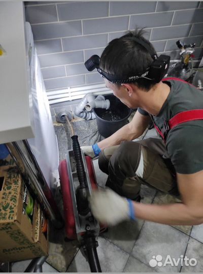 Прочистка канализации. Устранение засора