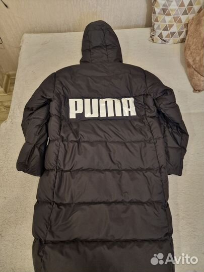 Пуховик зимний мужской длинный