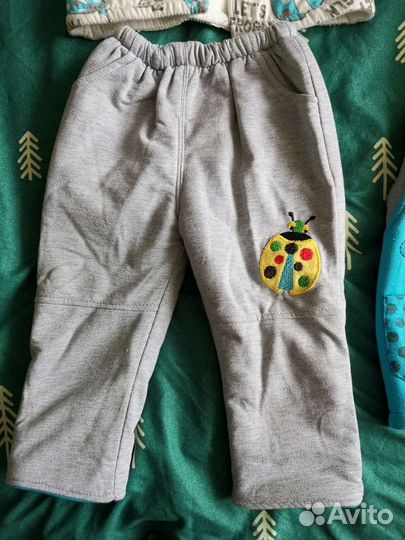 Детский теплый костюм на осень