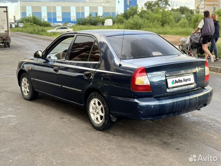 Hyundai Accent 1.5 МТ, 2006, 185 000 км