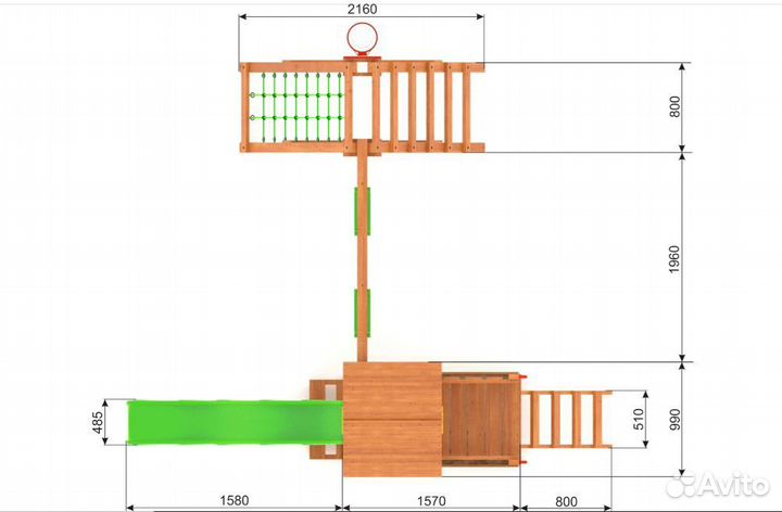 Детская спортивная площадка W9