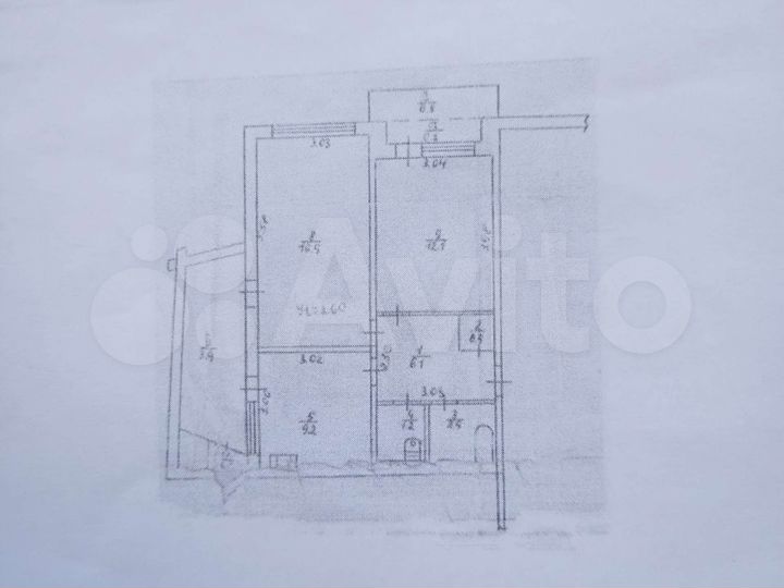 2-к. квартира, 49,5 м², 2/10 эт.