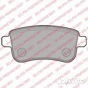 Колодки тормозные дисковые зад