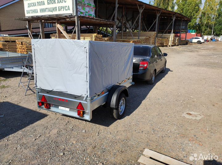 Прицеп легковой с опорным колесом Арива