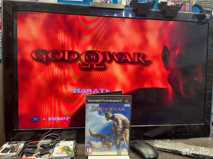 Playstation 2 Slim+чип+игра на выбор