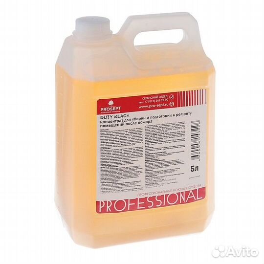 Средство для уборки помещений после пожара Duty Bl