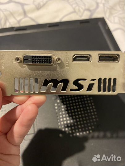 Видеокарта MSI geforce GTX 1050