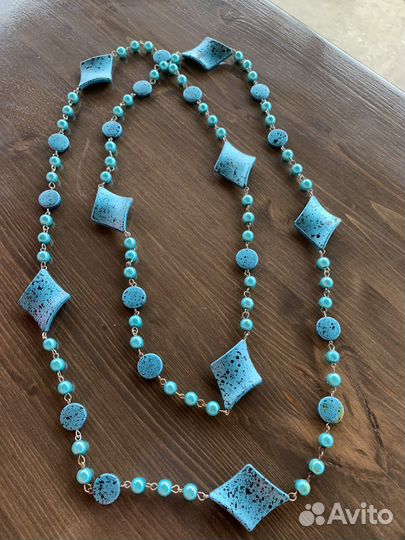 Колье и бусы бижутерия винтаж чехия СССР