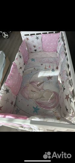 Бортики в кроватку бу