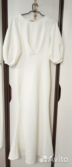 Белое вечернее платье 44 размера
