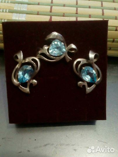 Кольцо + серьги