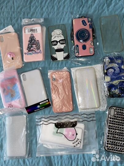 Чехлы, стекло iPhone X