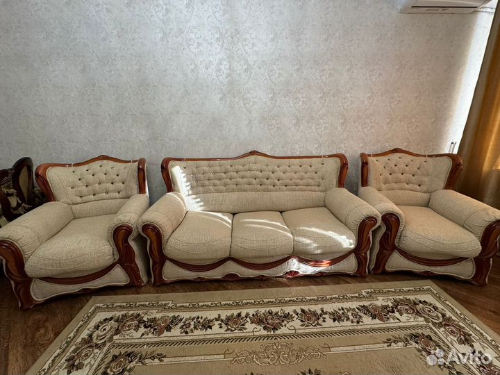 Диван с креслами бу