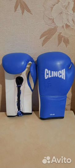 Перчатки боксёрские кожа новые 10унций