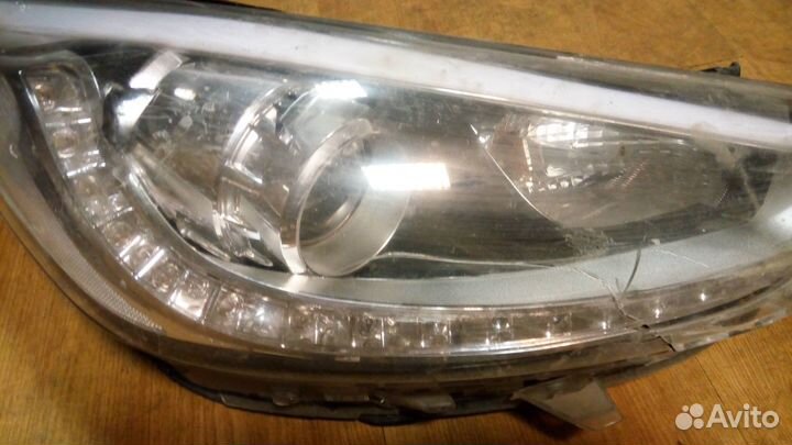 Фара правая hyundai solaris 1 2013г.в на запчасти