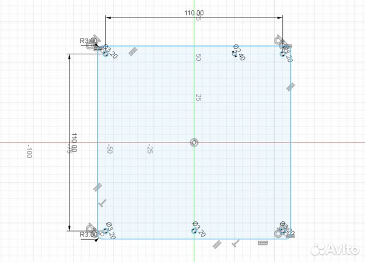 Стол для 3d принтера 120 на 120мм