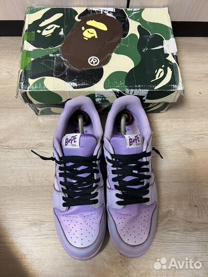 Кроссовки bape sta purple оригинальное качество