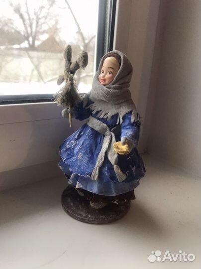 Ватная игрушка на празлник Масленица