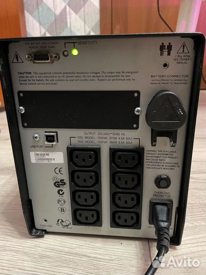 Ибп APC smart-UPS 1000 с новыми АКБ