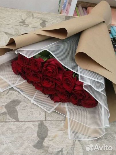 Букет гигант из голландской высокой розы