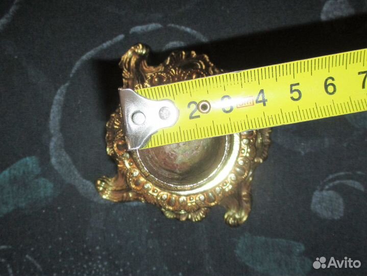 Подсвечник коллекц.старин латунь/бронза Европа