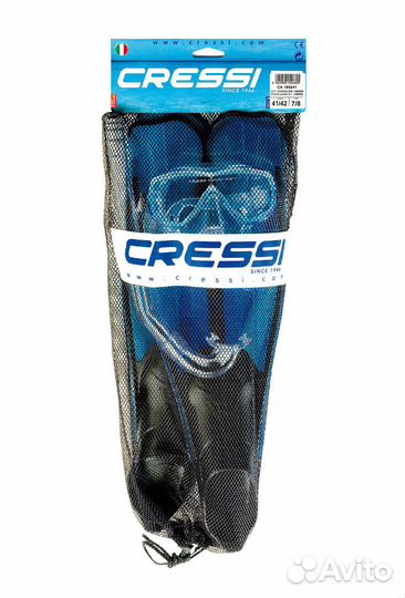 Набор для снорклинга ласты, маска и трубка Rondine