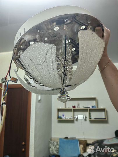 Люстра потолочная бу