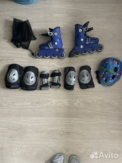 Детские ролики и защита