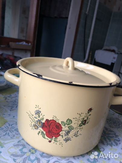 Кастрюля эмалированная СССР