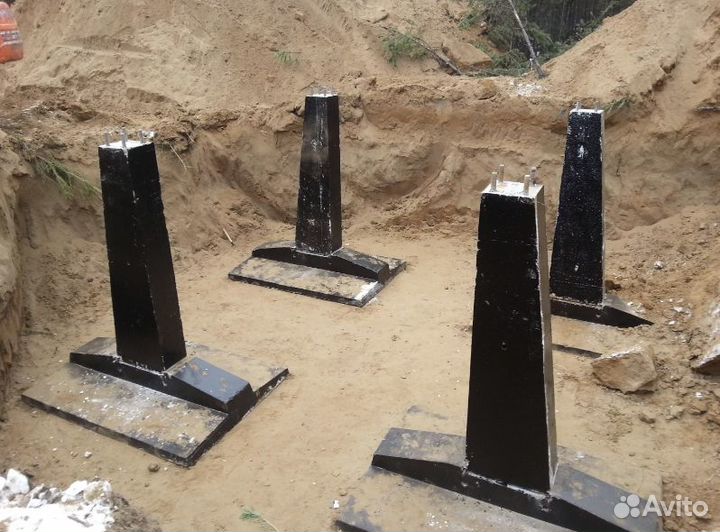 Фундаменты под опоры лэп