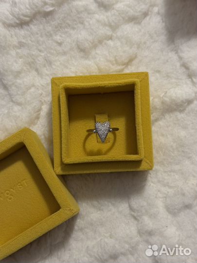 Кольцо перевертыш с бриллиантами avgvst