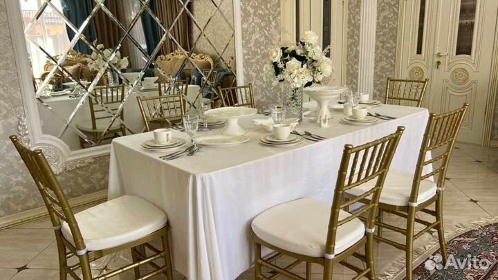 Столы и стулья на прокат