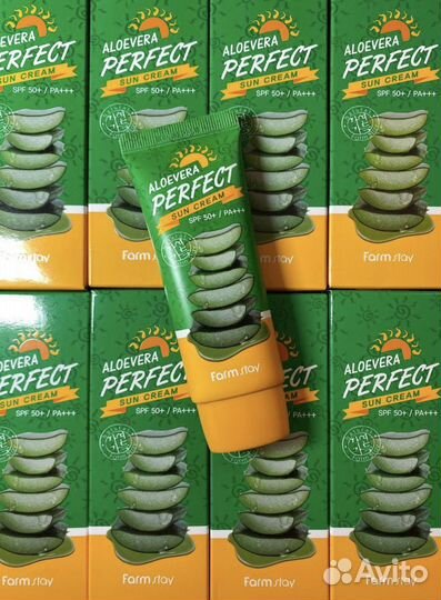 Солнезащитный крем новый для лица и тела