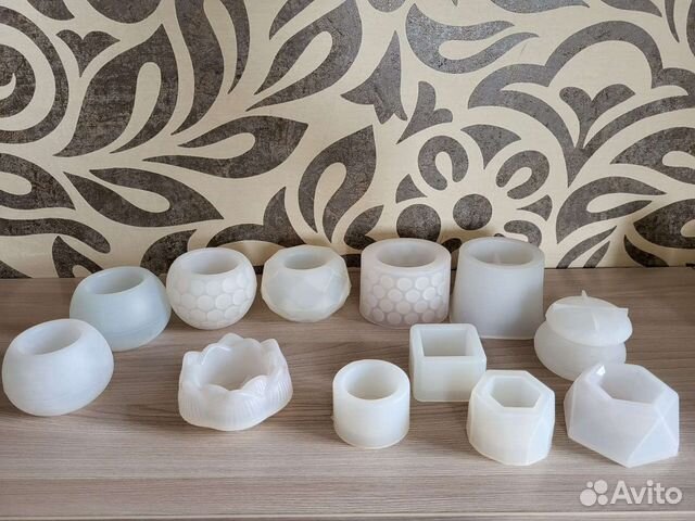 Молды силиконовые/Формы для гипса и смолы/ Свечи