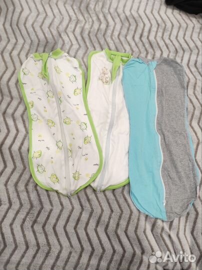 Пеленка кокон на молнии 3 шт